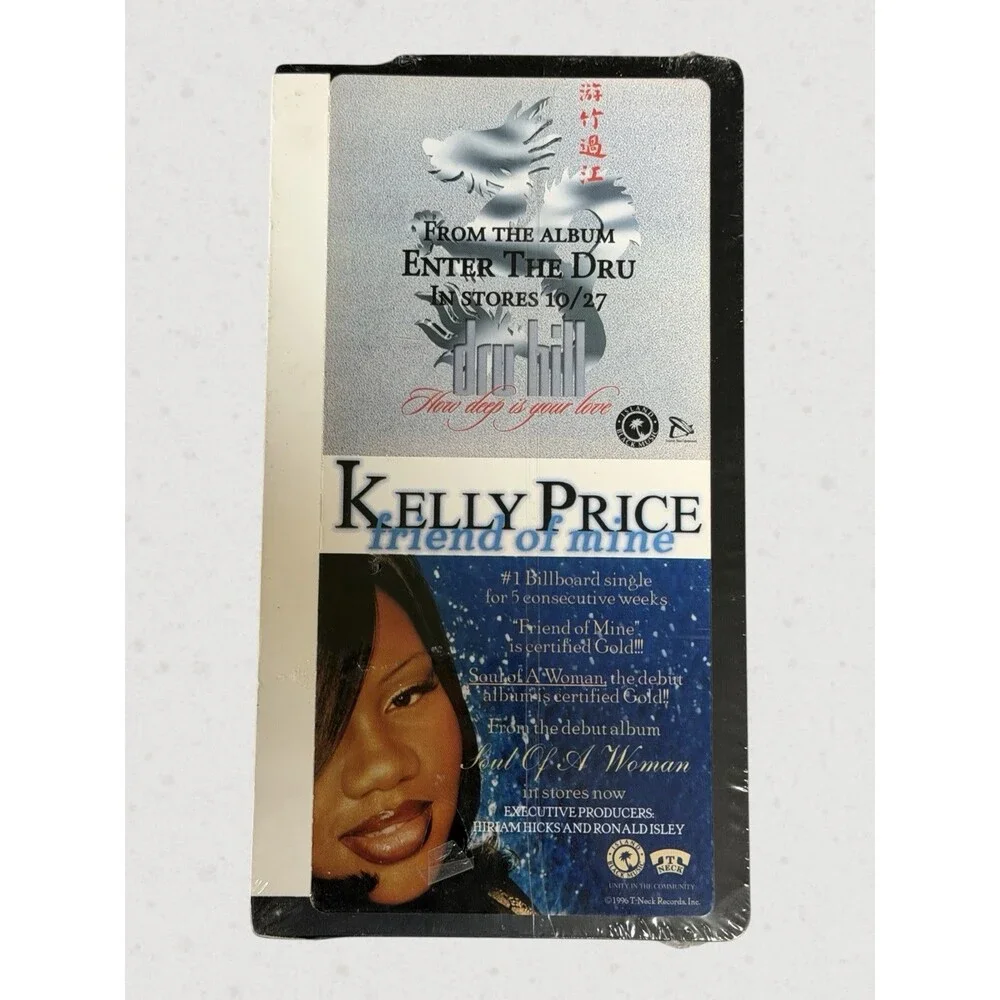 Dru Hill Kelly Price Island Black Music Retail Video Sampler VHS Tape SEALED